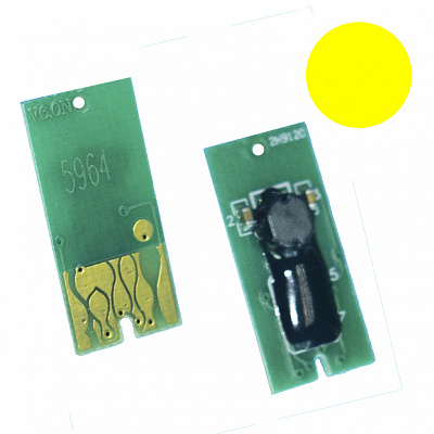 Чип для картриджа (ПЗК) на Epson 7700/9700 (Yellow)