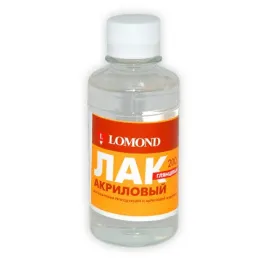 1500105 Акриловый лак LOMOND Глянцевый, 200мл.