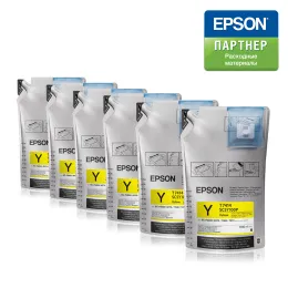 C13T741400 Набор картриджей Epson T741 для SC-F6200/SC-F7200 Yellow 6000мл.