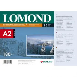 0102138 Фотобумага Одностороняя Матовая Lomond А2, 180г/м2, 25л.