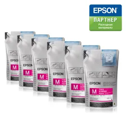 C13T741300 Набор картриджей Epson T741 для SC-F6200/SC-F7200 Magenta 6000мл.