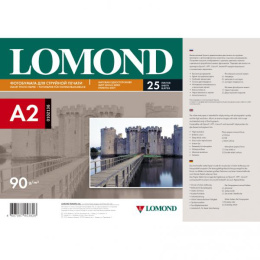 0102136 Фотобумага Одностороняя Матовая Lomond А2, 90г/м2, 25л.