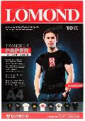 0808451 Термотрансфер Одностороняя Темные ткани Lomond A4, 140г/м2, 10л. Эконом