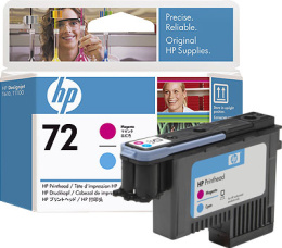 C9383A Печатающая головка HP №72 Magenta & Cyan
