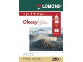 0102025 Фотобумага Одностороняя Глянцевая Lomond A3, 230г/м2, 50л.