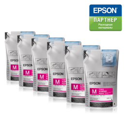 C13T741300 Набор картриджей Epson T741 для SC-F6200/SC-F7200 Magenta 6000мл.