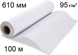 Бумага Сублимационная 8color 95г/м2 (610*76) мм 100 метров (кратно 2)