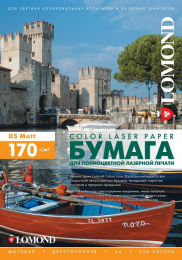Фотобумага LOMOND Двухсторонняя Матовая, для лазерной печати, 170 г/м2, A4/250л.