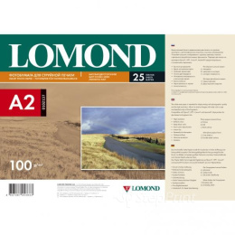 0102137 Бумага Двухстороняя Матовая Lomond А2 (420х594)мм, 100г/м2, 25л.